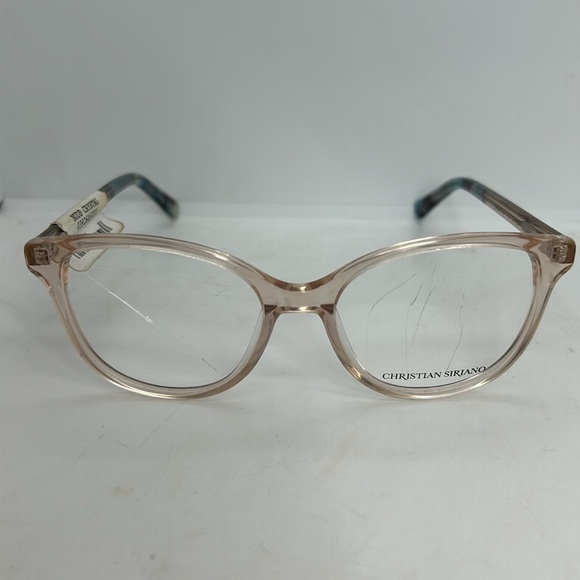 Christian Siriano Sophie Eyeglasses Frames 53-17-140 Demo Lenses Cracked NWOT - Picture 3 of 7